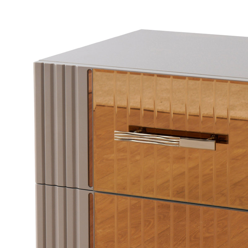 Grand sable de rivière Lorenzo 2 pièces, 2 Pieces: Bed, Nightstand, Queen