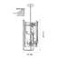 Luminaire suspendu cylindrique à 6 lumières Madeleyn
