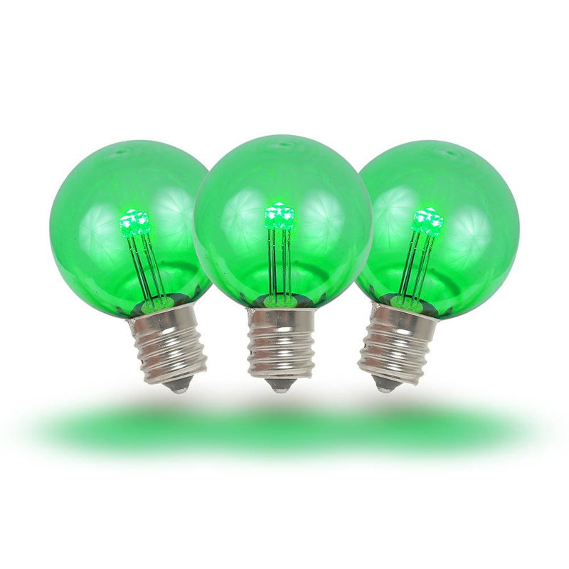 Ampoules à DEL G30, Vert