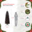 7.5' Lighted Artificial Fir Christmas Tree
