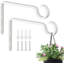 Support mural décoratif en métal de qualité supérieure pour plantes, mangeoires à oiseaux, 6 pouces-88412972