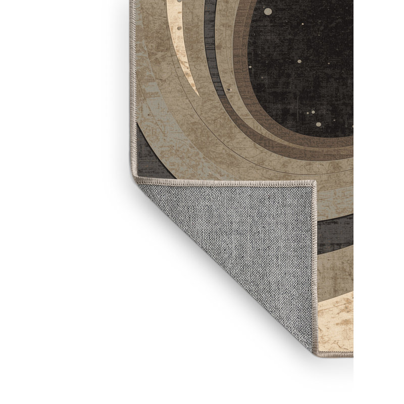 Tapis lavable à la machine Paizley, 6 x 9