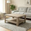 Table basse carrée avec rangement