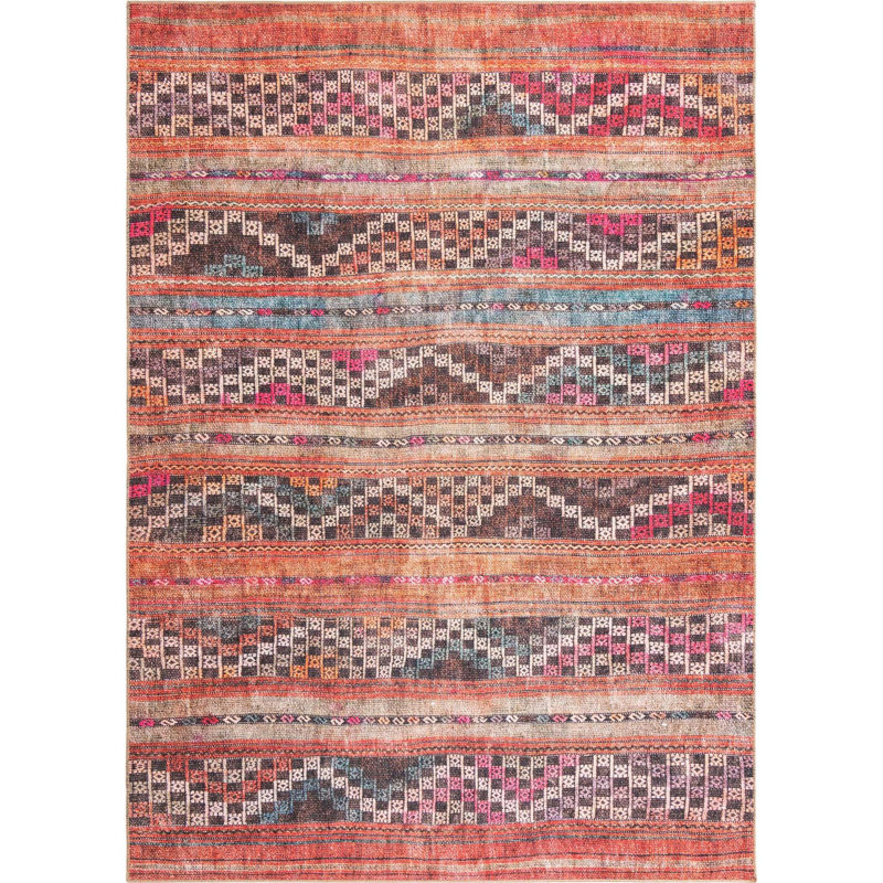 Chenille Geometric Indoor Rug, Rectangle 7'6" x 10'6"