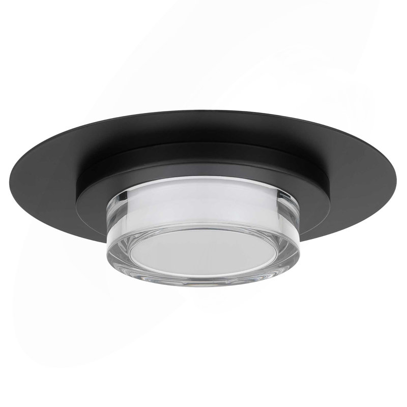 12" Square Chrome Integrated LED Flush Mount