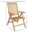 Imperial Folding Dining Arm Chair