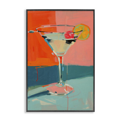  Modern Cocktail Time Giclee Art by LSR Design Studio