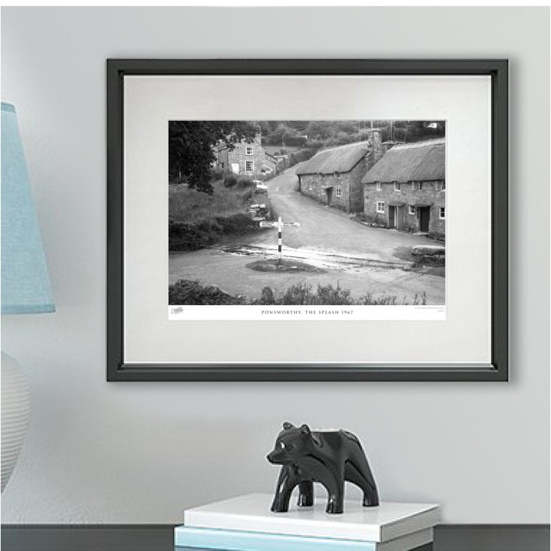 Ponsworthy, The Splash 1967 by Francis Frith - Single Picture Frame Print, 45cm H x 60cm W x 2.3cm D