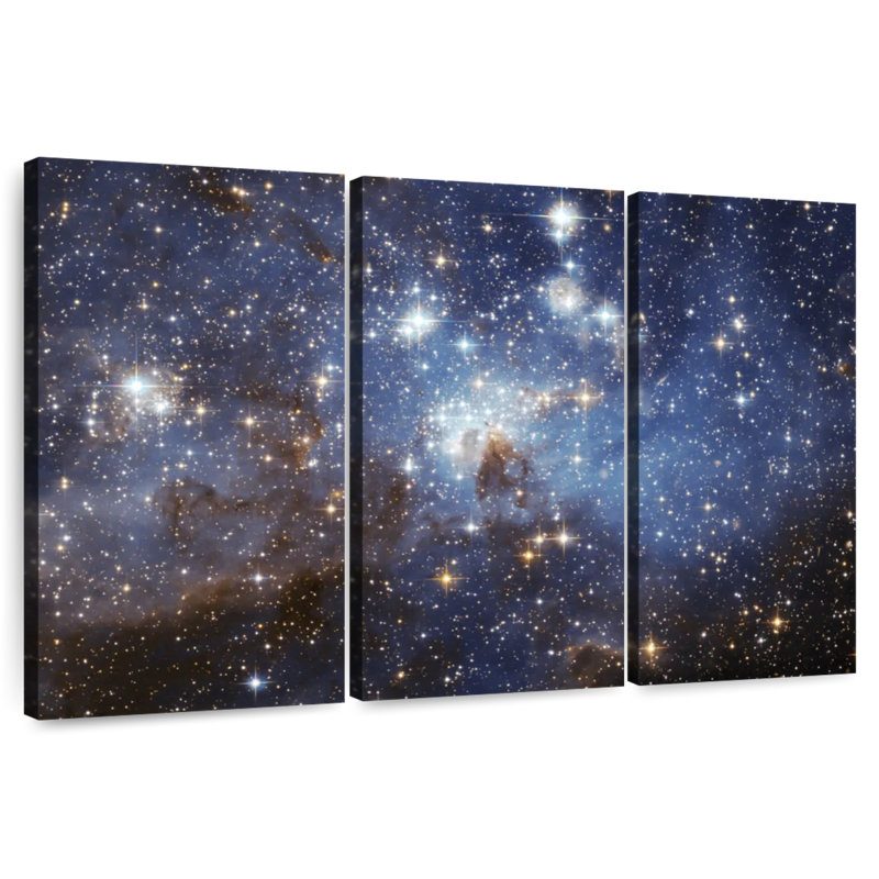 Oberle The Star Platoon, 48" H x 74" W