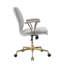 Chaise de bureau en cuir Damir