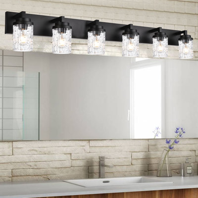 Éclairage pour salle de bain à intensité variable 6 lumières Daniel-Jay