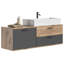 1400mm W Wall-Mounted Single Washbasin Hannegan