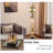 63.39"European-style golden floor-standing wall clock large decorative clock piece