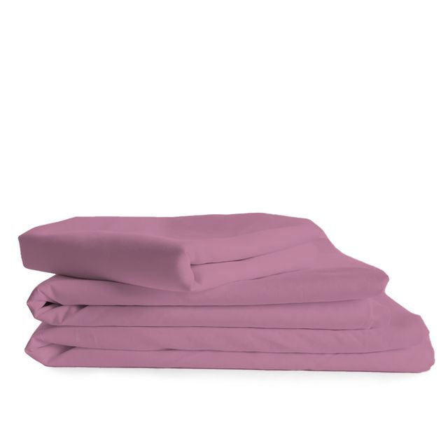 Ensemble de draps rafraîchissant et respirant Hotel Luxurious, Ensemble de draps pour très grand lit + 4 taies d, Prune pâle