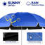 107 cm W X 107 cm D Market Parasol with Manual Lift
