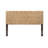 Woven Rattan Adjustable-Height Headboard With Solid Mahogany Frame-642365317