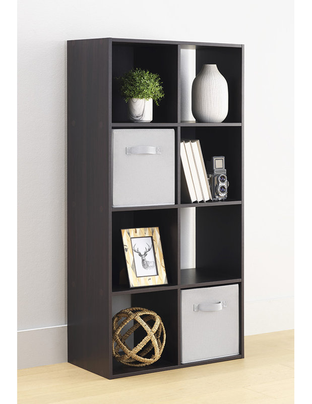 8-SECTION CUBE ORGANIZER-ESPRESSO, Expresso