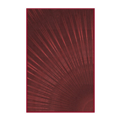 Tapis rouge en laine