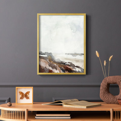 Coastal Inlet Study II Framed Print - Solid Wood