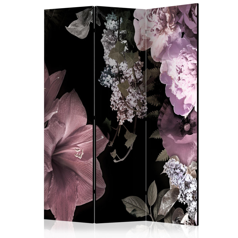 135cm W x 172cm H 3 - Panel Wood Folding Room Divider