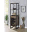 Narik Weathered Oak Finish Wine Rack