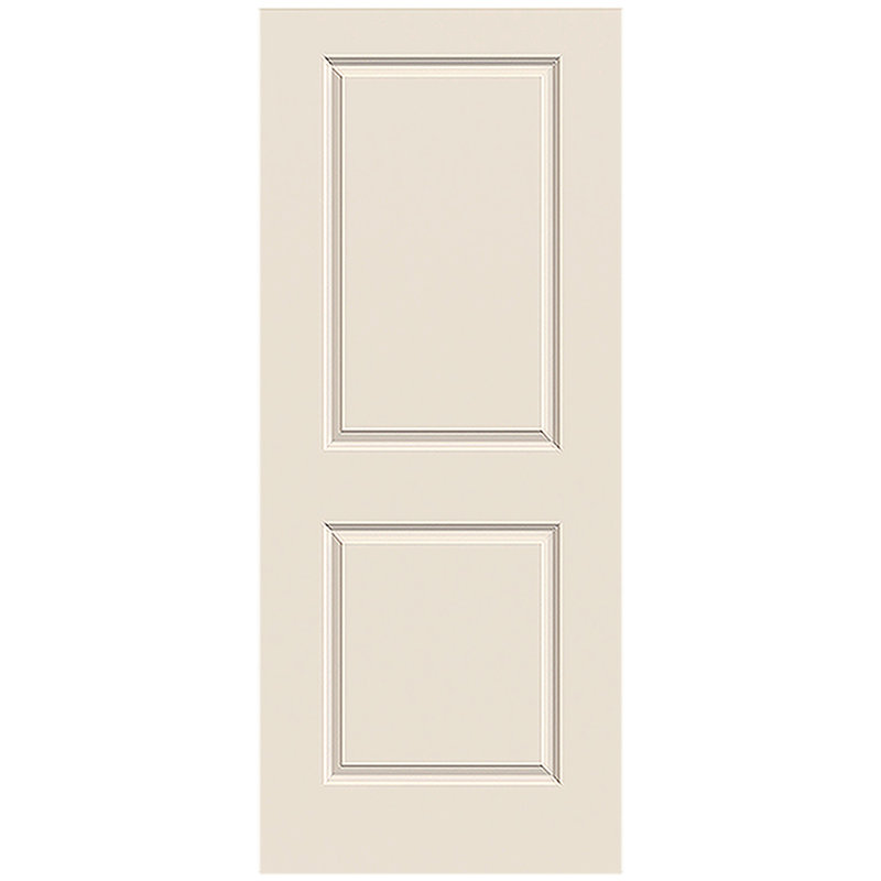 Primed 2-Panel Carrara Hollow Core Molded Door, 34" x 80"