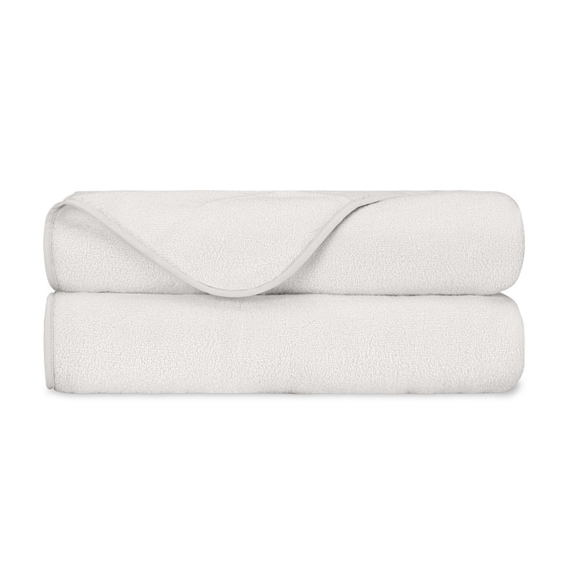 Izmir 2-pc Bath Towel Set, Oyster