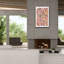 "Epic Graffiti" Mid Century 3 Plum "par Cheryl Warrick, art mural sur toile-206105237