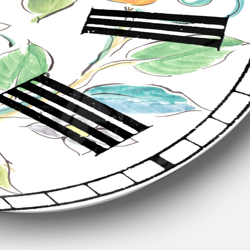 Horloge murale surdimensionnée Mediterranean Breeze XII, Surdimensionné