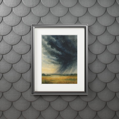 Clinger Single Picture Frame Print