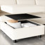 Canapé modulaire modulaire, coussin de dossier relaxable, chenille beige, 4, P 98,72 po x l 64,61 po H 32,74 po, poids de 183,77 lb avec option de rangement, confortable, profondeur, largeur, hauteur,-1666840159