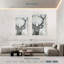 Portrait d'un cerf Brampt
