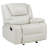 Camila Upholstered Glider Recliner Chair White-1181146863