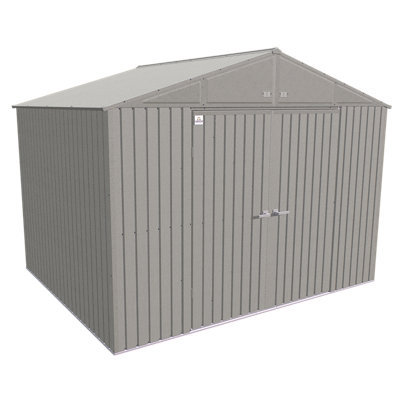 Remise de rangement en acier Elite, 10 x 8, gris froid