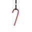 Twist 5.5'' Handmade Striped Metal Food & Beverage Holiday Shaped Ornament-33938086