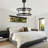 20" 7-Blade Crystal Ceiling Fan With Light And Remote Control, Modern Reversible DC Motor Fandelier Bedroom Ceiling Fan