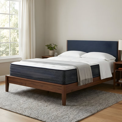 Firm hybrid mattress with cooling knit cover