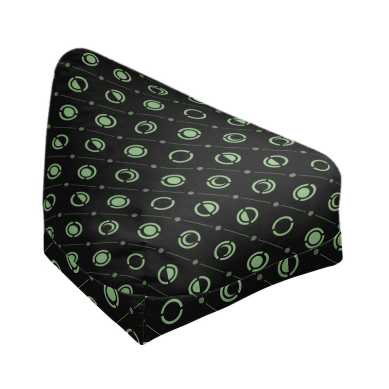 Housse de sac de pois, Vert foncé, H 38 po x l 42 po x P 29 po, Bourre en polyester