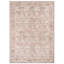 Tapis à motif floral en terre cuite Delano - Tapis à poils courts lavable avec envers antidérapant-471463706