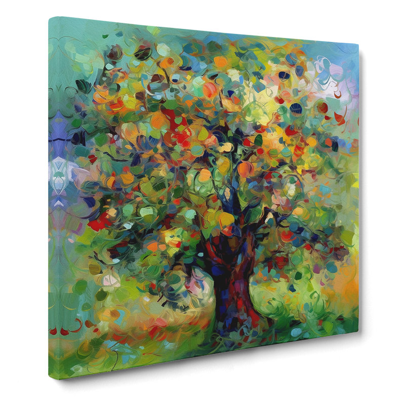 Apple Tree Expressionism - No Frame Print, 50cm H x 50cm W x 3cm D