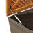 Acacia Steel/Solid Wood/Wicker Deck Box-103397024