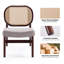 Fauteuil d'appoint en rotin-1213649878
