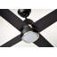 Ventilateur de plafond standard 54 po à 4 pales avec commande murale et ensemble d'éclairage 54 po Zeferino-1912411030