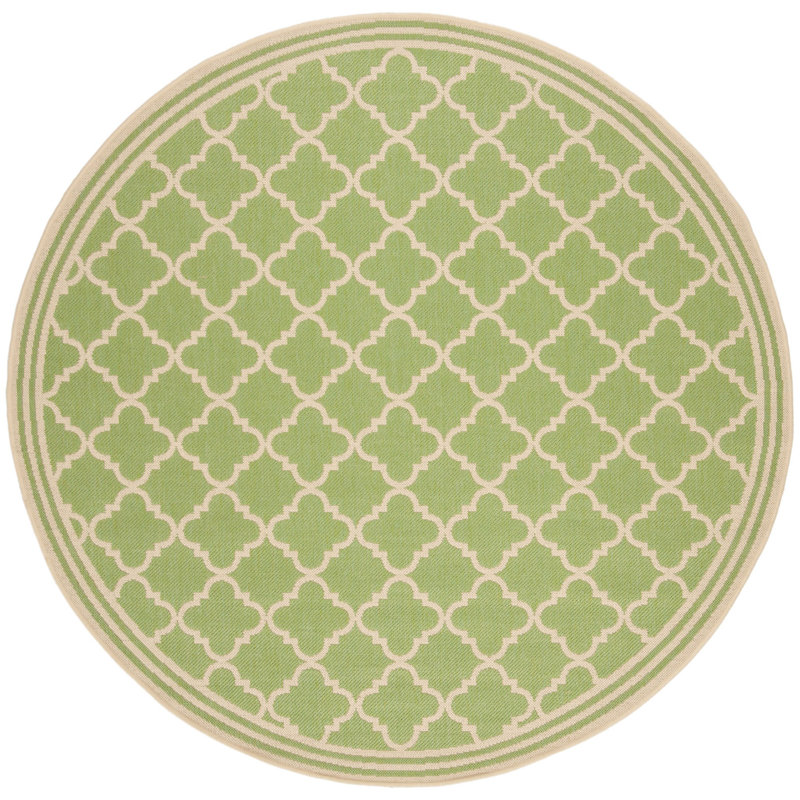 Tapis performance géométrique 100 Ferrill, Rond 6 pi 7 po