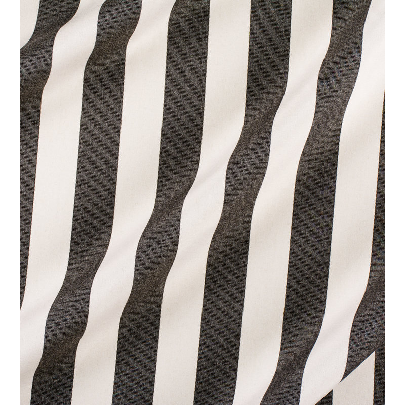 Elements Awning Stripe Fabric, Coal