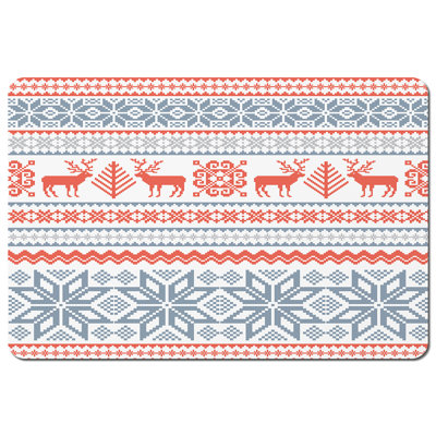 Galloway Polyester, Wood/Bamboo Geometric Rectangle Placemat