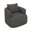 Fauteuil pivotant rembourré à accoudoirs rembourrés Modern-1868946750
