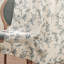 Rideaux en lin à motif floral avec œillets-519072065