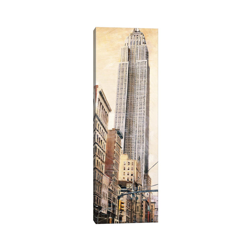 The Empire State Building by Matthew Daniels - Wrapped Canvas Panoramic Gallery-Wrapped Canvas Giclée