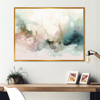 Éclat de peinture vibrante I - décoration murale géométrique moderne